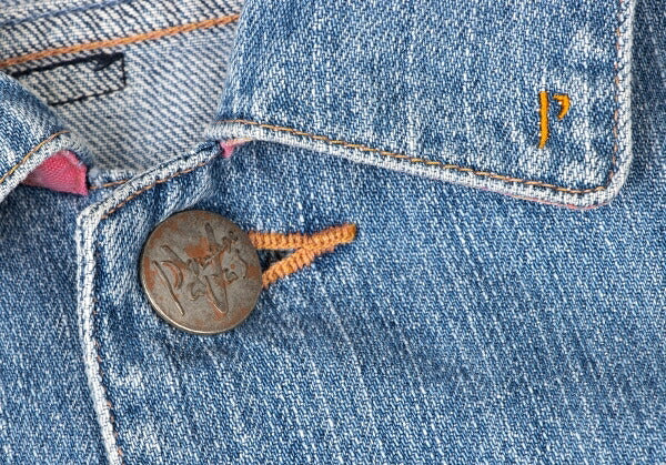 Papas Logo Patch Denim Light Blue Size LL