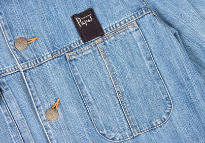 Papas Logo Patch Denim Light Blue Size LL