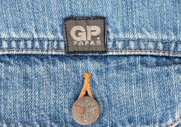Papas Logo Patch Denim Light Blue Size LL