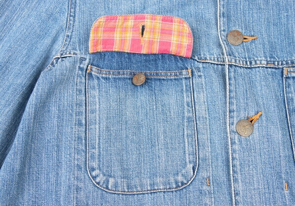 Papas Logo Patch Denim Light Blue Size LL