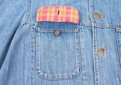 Papas Logo Patch Denim Light Blue Size LL