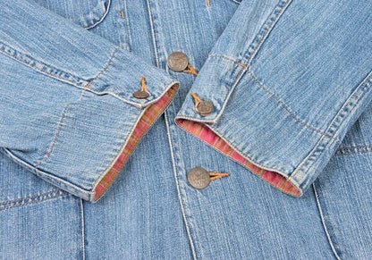 Papas Logo Patch Denim Light Blue Size LL