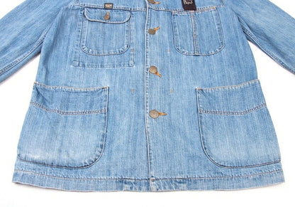 Papas Logo Patch Denim Light Blue Size LL