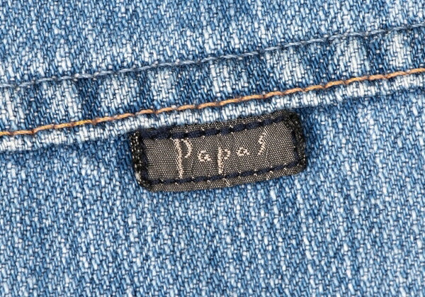Papas Logo Patch Denim Light Blue Size LL