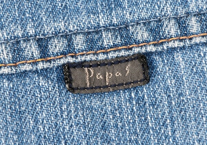Papas Logo Patch Denim Light Blue Size LL