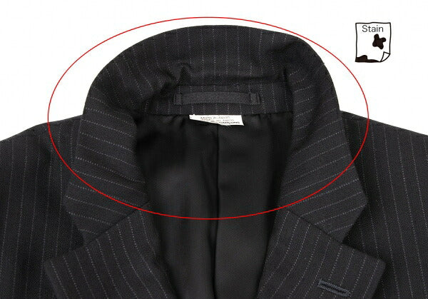 COMME des GARCONS HOMME PLUS Wool Velour Jacket Black Size S