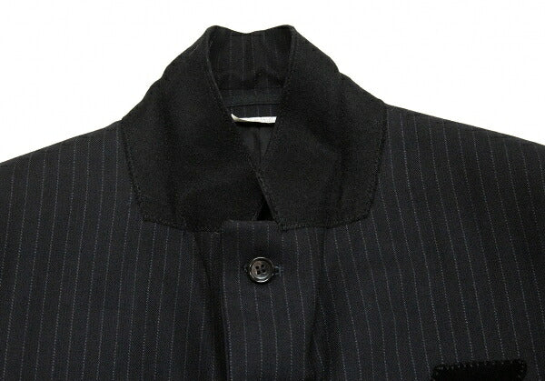 COMME des GARCONS HOMME PLUS Wool Velour Jacket Black Size S