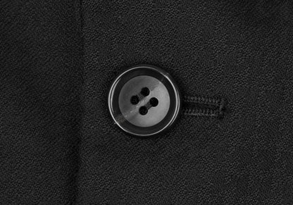 CDG Homme Deux Wool Houndstooth Snap Jacket Black Size S