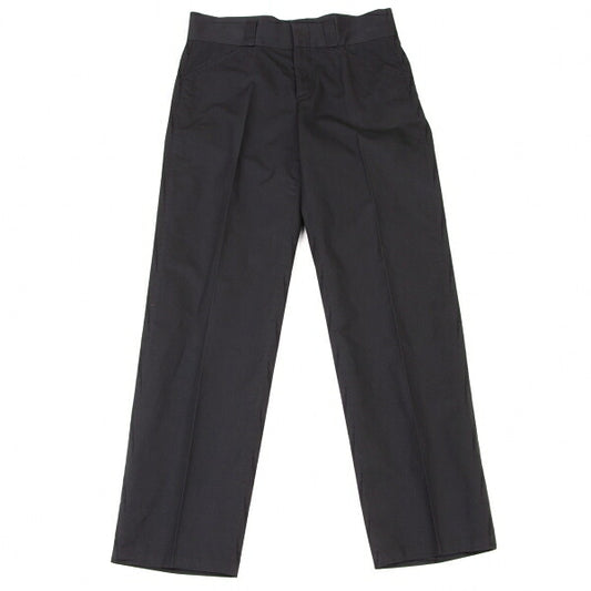 GUCCI Black Cotton Silk Center Press Pants Size 38