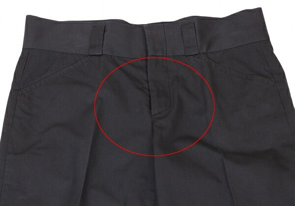 GUCCI Black Cotton Silk Center Press Pants Size 38