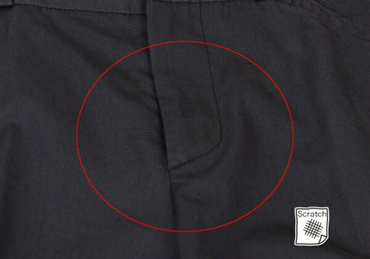 GUCCI Black Cotton Silk Center Press Pants Size 38