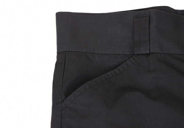 GUCCI Black Cotton Silk Center Press Pants Size 38