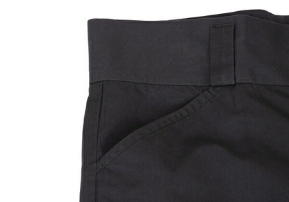 GUCCI Black Cotton Silk Center Press Pants Size 38