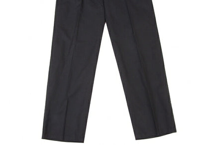 GUCCI Black Cotton Silk Center Press Pants Size 38