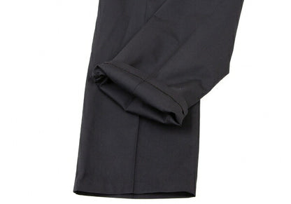 GUCCI Black Cotton Silk Center Press Pants Size 38
