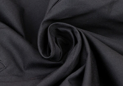 GUCCI Black Cotton Silk Center Press Pants Size 38