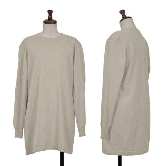 yoshie inaba Cashmere Crewneck Sweater Beige Size M