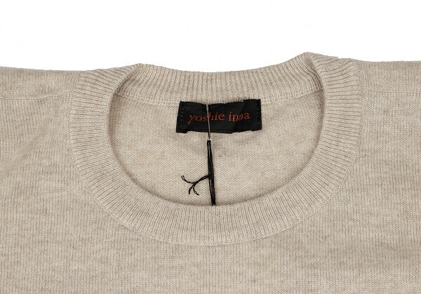 yoshie inaba Cashmere Crewneck Sweater Beige Size M