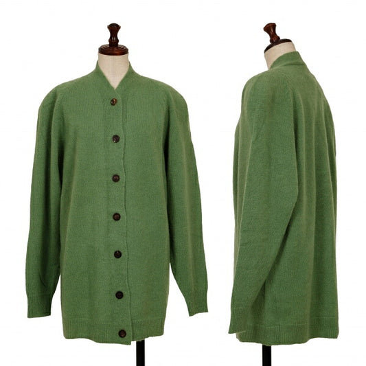 yoshie inaba Cashmere Kid Mohair Knit Cardigan Green Size M
