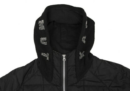 Karl Helmut Padded Quilted Hooded Jacket Black Size L