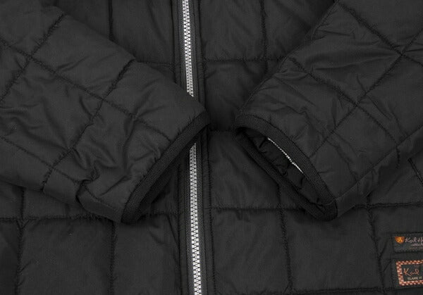 Karl Helmut Padded Quilted Hooded Jacket Black Size L
