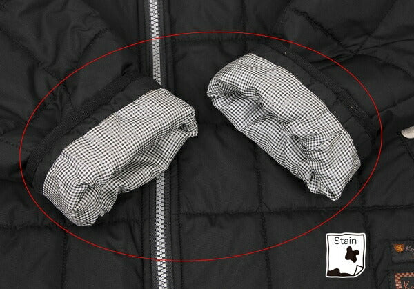 Karl Helmut Padded Quilted Hooded Jacket Black Size L