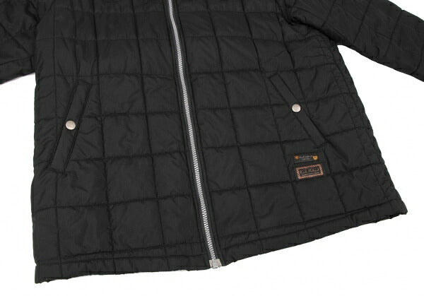 Karl Helmut Padded Quilted Hooded Jacket Black Size L