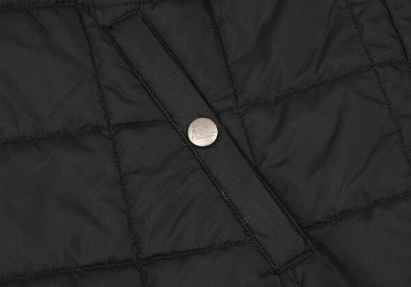 Karl Helmut Padded Quilted Hooded Jacket Black Size L