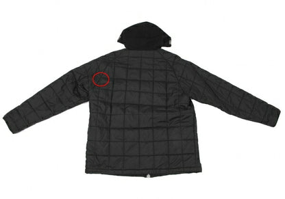 Karl Helmut Padded Quilted Hooded Jacket Black Size L