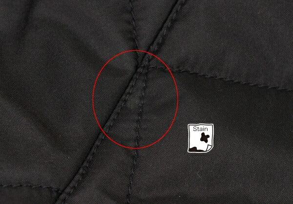 Karl Helmut Padded Quilted Hooded Jacket Black Size L