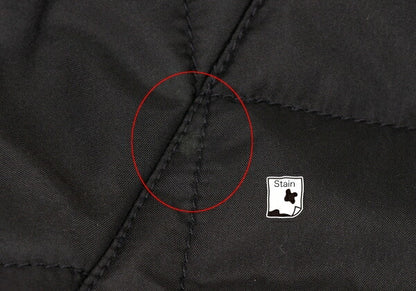 Karl Helmut Padded Quilted Hooded Jacket Black Size L