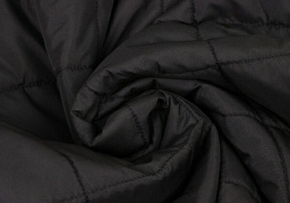 Karl Helmut Padded Quilted Hooded Jacket Black Size L