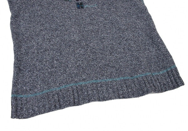 Karl Helmut Purple Wool Silk Alphabet Patch Sweater Size L