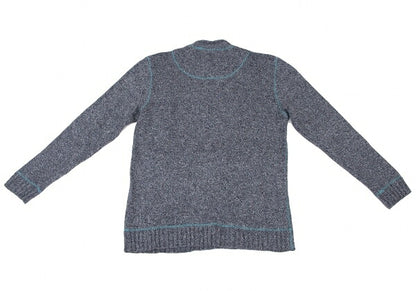 Karl Helmut Purple Wool Silk Alphabet Patch Sweater Size L
