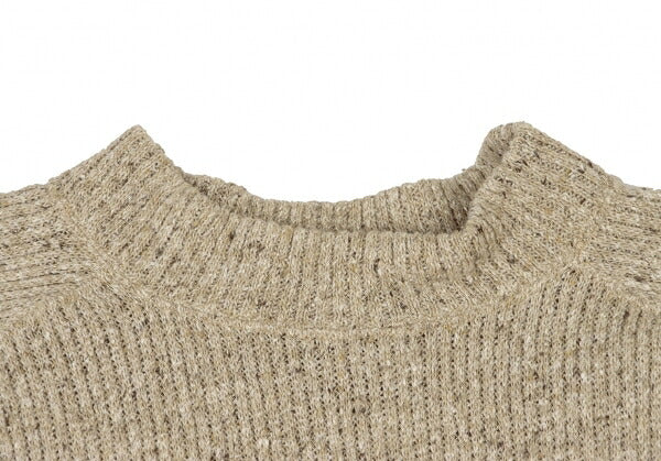 Karl Helmut Logo Stitch Raglan Knit Sweater Beige Size L