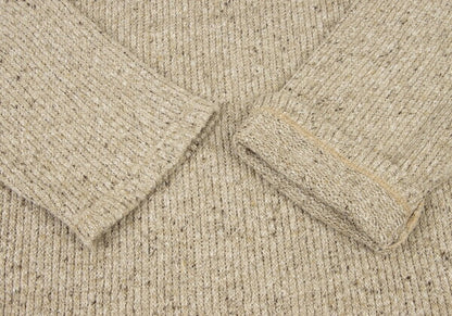 Karl Helmut Logo Stitch Raglan Knit Sweater Beige Size L