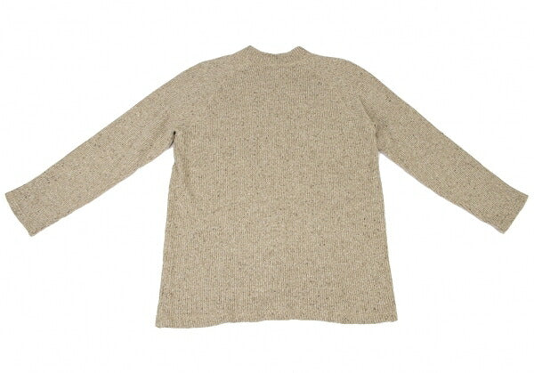 Karl Helmut Logo Stitch Raglan Knit Sweater Beige Size L