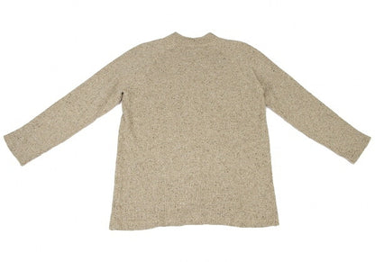Karl Helmut Logo Stitch Raglan Knit Sweater Beige Size L