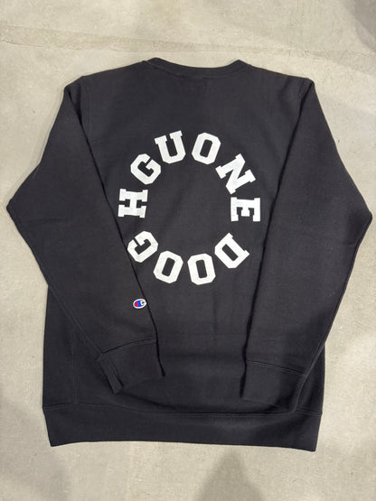 Champion Reverse Weave x Goodenough 4 Logo Black Size 4