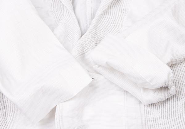 ISSEY MIYAKE 3D Steam Stretch Pleat Jacket White Size 2