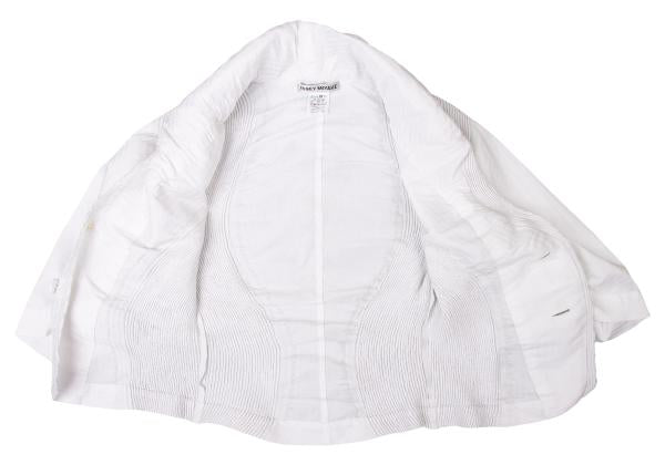 ISSEY MIYAKE 3D Steam Stretch Pleat Jacket White Size 2