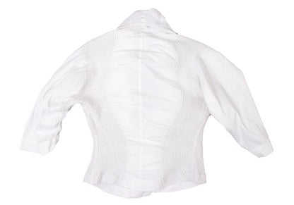 ISSEY MIYAKE 3D Steam Stretch Pleat Jacket White Size 2
