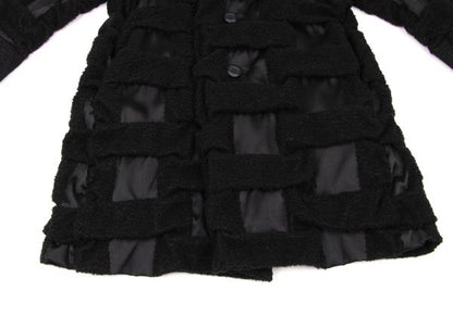 ISSEY MIYAKE 15AW 3D Weave Coat Black Size 2