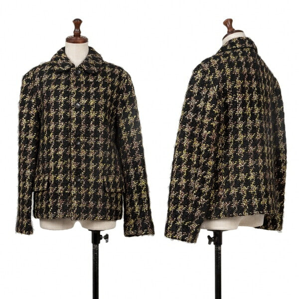 COMME des GARCONS Mohair Blend Houndstooth Jacket Size M