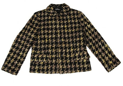 COMME des GARCONS Mohair Blend Houndstooth Jacket Size M