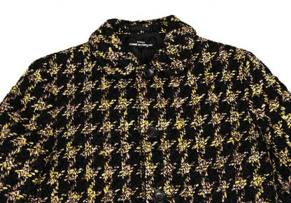 COMME des GARCONS Mohair Blend Houndstooth Jacket Size M