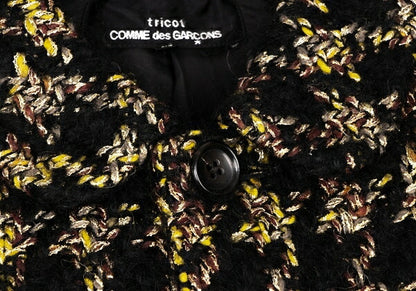 COMME des GARCONS Mohair Blend Houndstooth Jacket Size M