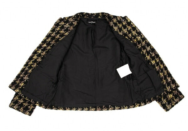 COMME des GARCONS Mohair Blend Houndstooth Jacket Size M