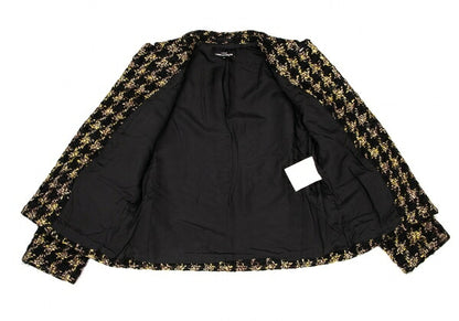COMME des GARCONS Mohair Blend Houndstooth Jacket Size M