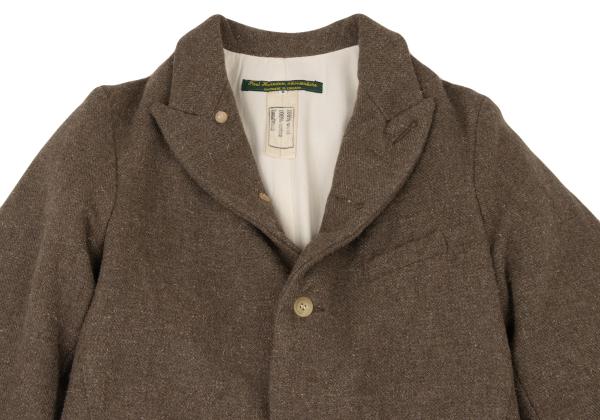 Paul Harnden Wool Tweed Blazer Jacket Brown Size S